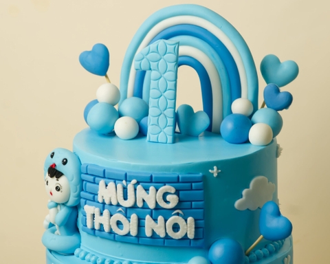 Bánh Kem Fondant 2 Tầng