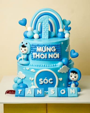 Bánh Kem Fondant 2 Tầng