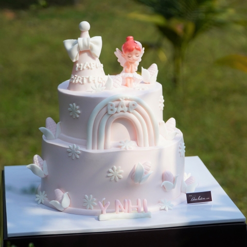 Bánh Kem Fondant 2 Tầng