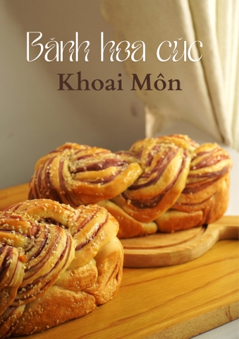 Bánh Hoa Cúc Khoai Môn