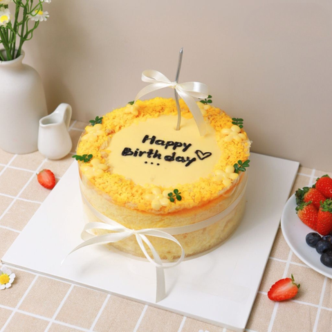 Bánh Kem Bông Lan Trứng Muối Size 16