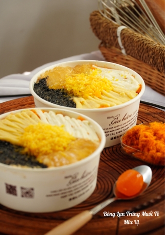 Bông Lan Trứng Muối Tô Mix Vị