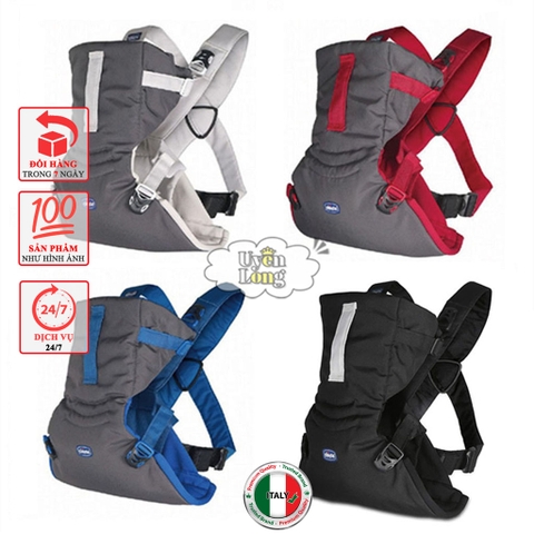 Địu Trẻ Em Chicco Easyfit Baby Carrier Max.9kgs, Dễ Mặc, Dễ Điều Chỉnh Và Dễ Gập Gọn Mang Đi (Hàng Âu)