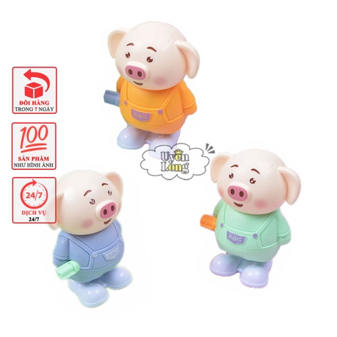 Heo Pig Vặn Cót Vui Chơi Cùng Bé Ăn Bột (Hàng Chất Lượng Cao)