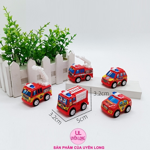 Xe Cứu Hỏa Chạy Cót Mini Đẹp, Dễ Thương Giúp Bé Phát Triển Thị Giác, Tay Mắt, Trí Tuệ, Tương Tác Với Bố Mẹ