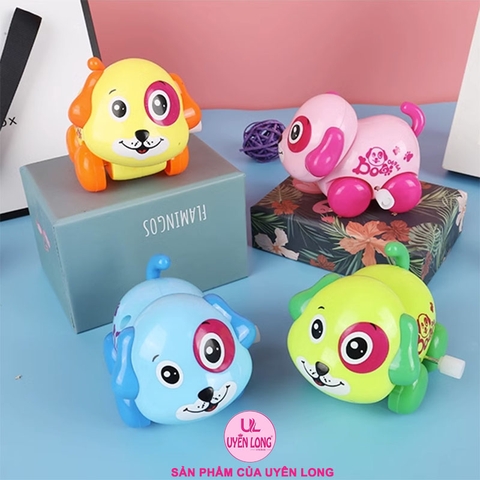 Cún Cưng Vặn Cót Mini Cho Bé, Có Lắc Đuôi Và Đầu Khi Di Chuyển, Phát Triển Nhận Biết Con Vật, Màu Sắc, Gia Công Tinh Tế.