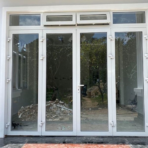 CỬA NHÔM XINGFA TRẮNG SỬA CAO CẤP BẢN LỀ 3D