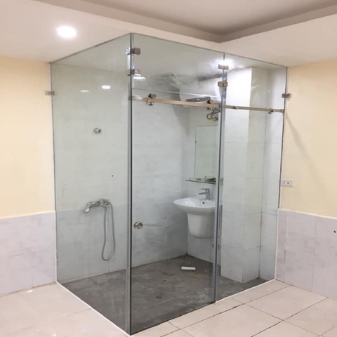 PHÒNG TẮM CỬA LÙA CAO CẤP KÍNH CƯỜNG LỰC 10mm