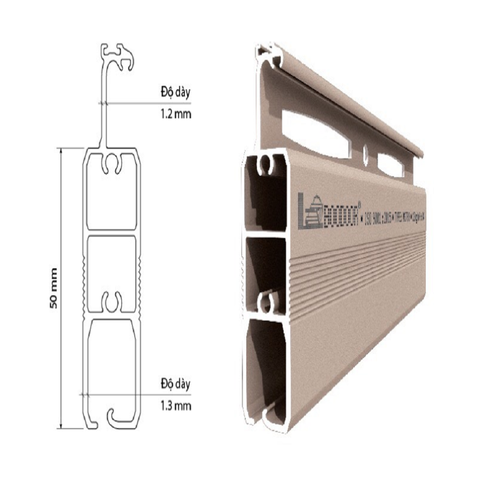 CỬA CUỐN SIÊU THOÁNG - SIÊU ÊM GIẢM CHẤN 2 CHIỀU