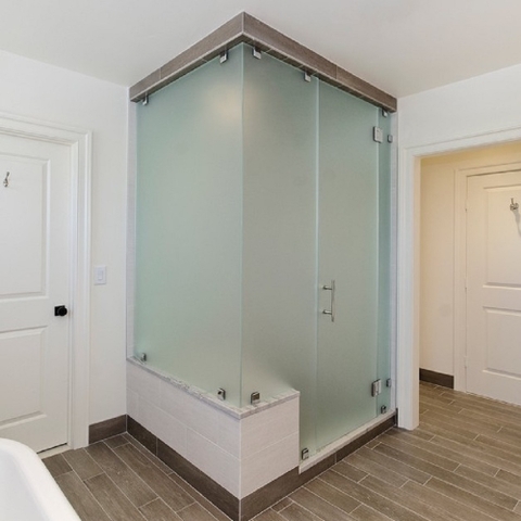 PHÒNG TẮM KÍNH AXIT MỜ CƯỜNG LỰC  10 mm