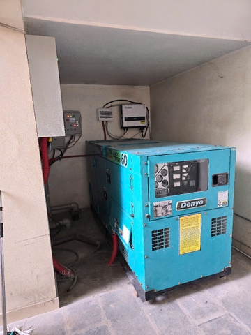 BÀN GIAO MÁY PHÁT ĐIỆN 60KVA VÀ TỦ ATS 200A CHO PHÒNG KHÁM SMATS CITY THẠCH THẤT
