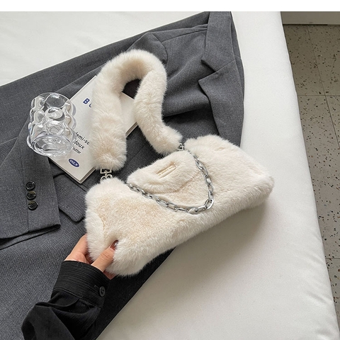 Túi Lông Nữ Kẹp Nách - Giỏ Xách Đeo Vai Mona - tt231017