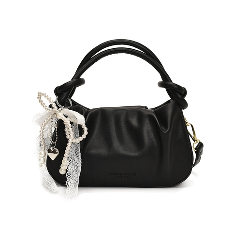 Túi Cầm Tay Charm Nơ Có Dây Đeo Chéo Đủ Màu Sang - tt250511