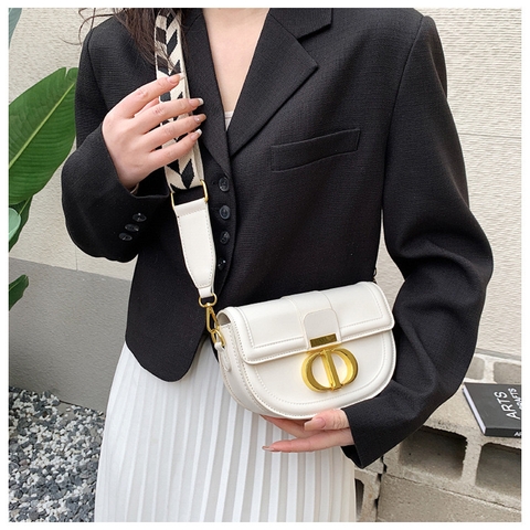 Túi Đeo Vai Nữ Dây Bản To - Giỏ Xách Đeo Chéo Mona - tt230508