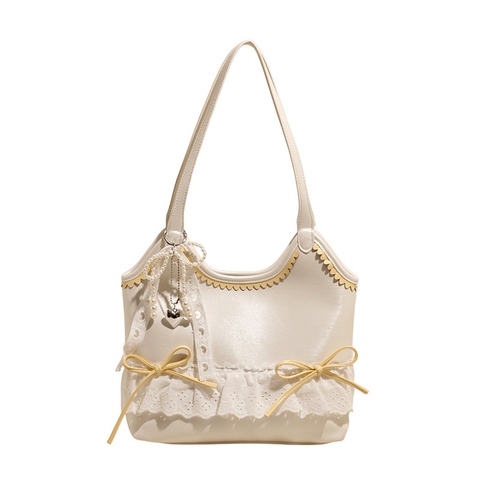 Túi Đeo Vai Kẹp Nách Nơ Bánh Bèo -  tt250608