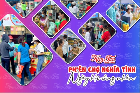 PHẤN KHỞI CÙNG “ PHIÊN CHỢ NGHĨA TÌNH” TẠI LIÊN ĐOÀN LAO ĐỘNG TP THỦ ĐỨC