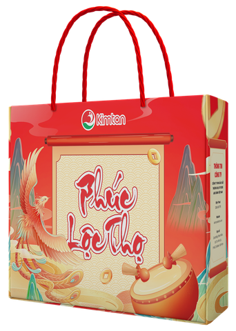 HỘP QUÀ PHÚC LỘC THỌ KIMTAN CHAI 500ML MIX 5 VỊ