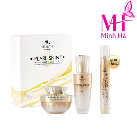 Bộ Chăm Sóc Da Mặt Ngọc Trai PEARL SHINE Hương Thị