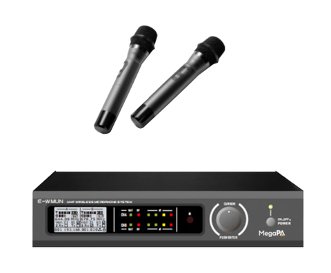 Micro không dây có điều khiển mạng DSP cầm tay (2 micro) M-DSP-U1