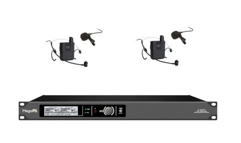 Micro không dây có điều khiển đa chức năng mạng DSP kẹp cổ áo (2 micro) M-DSP-T2