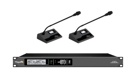 Micro không dây có điều khiển đa chức năng mạng DSP cổ ngỗng 44cm (2 micro) M-DSP-T3