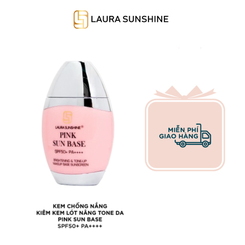 Kem chống nắng kiêm kem lót nâng tone da - Pink Sun Base SPF50+ PA++++