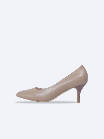 SALSA-  P05 Giày nữ công sở da thật mũi nhọn gót nhọn 7cm P05