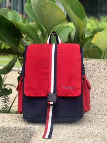 A205- SHEMZ Balo canvas phối màu