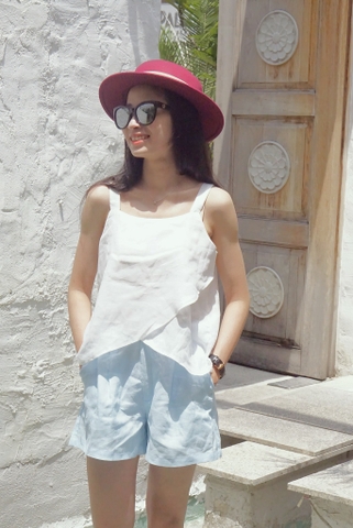 Áo dây đắp chéo phối set AZI - MaxMessi