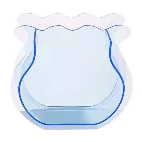 BÌNH HOA ACRYLIC TUILIP XANH DƯƠNG NHẠT