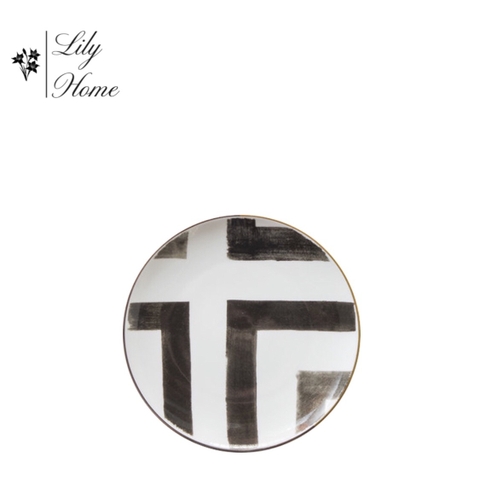 ĐĨA KẺ TRẮNG ĐEN 15 cm