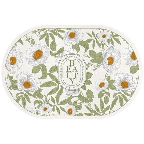 THẢM BEAUTY HOA TRẮNG