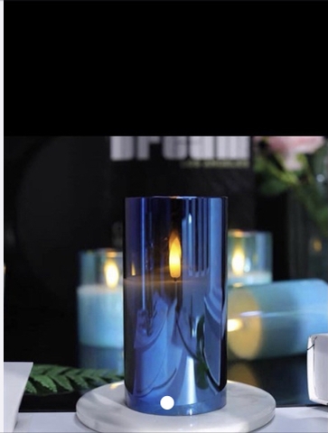 SET 3 CHÂN NẾN BLUE ĐẬM