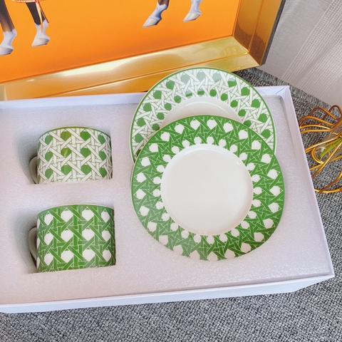 BỘ SET 2 TÁCH XANH LÁ