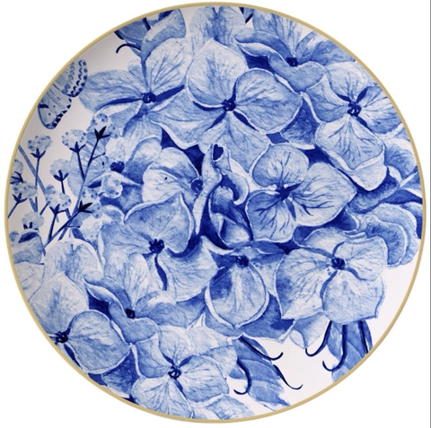 ĐĨA CẨM TÚ CẦU XANH 20 cm