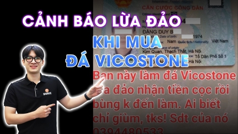 Cảnh Báo Lừa Đảo Khi Mua Đá Vicostone