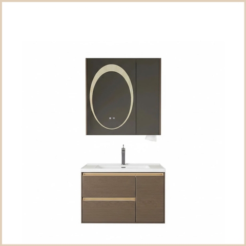 Bộ Tủ Chậu Lavabo Inox YS109 – Inox 304 Chống Nước Tuyệt Đối