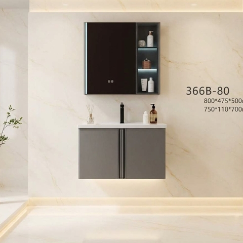 Bộ Tủ Chậu Phòng Tắm PVC YS366B – Chống Nước, Bền Đẹp