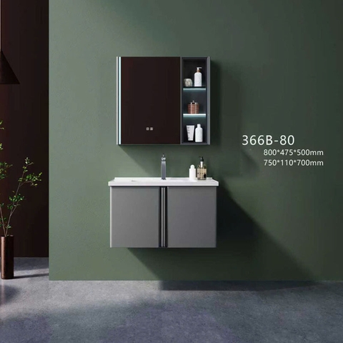 Bộ Tủ Chậu Phòng Tắm PVC YS366B – Chống Nước, Bền Đẹp