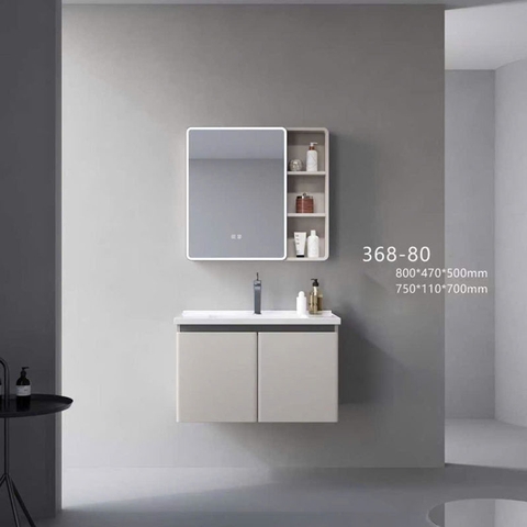 Bộ Tủ Chậu Phòng Tắm PVC YS368B – Nhựa PVC Chống Nước