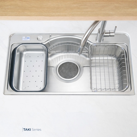 Chậu Rửa Bát 1 Hố Inox 304 SKL 8248T Cao Cấp