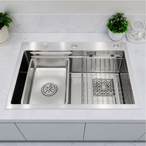 Chậu rửa bát 1 hố K6846 Inox 304 Cao Cấp