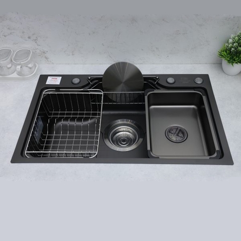 Chậu Rửa Bát 1 Hố CR 7546BL