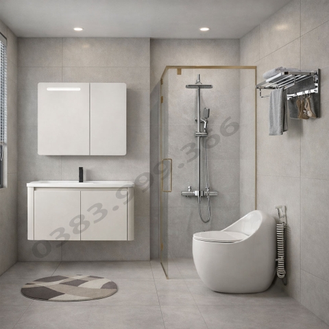 Trọn Bộ Thiết Bị Vệ Sinh Phòng Tắm KB195