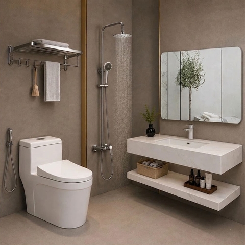 Combo Thiết Bị Vệ Sinh Phòng Tắm SKL50