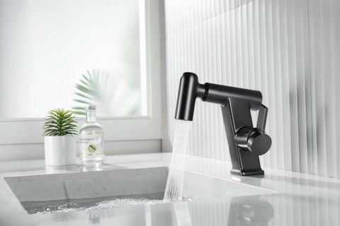 Vòi Rửa Mặt Đa Năng Có Dây Rút V214