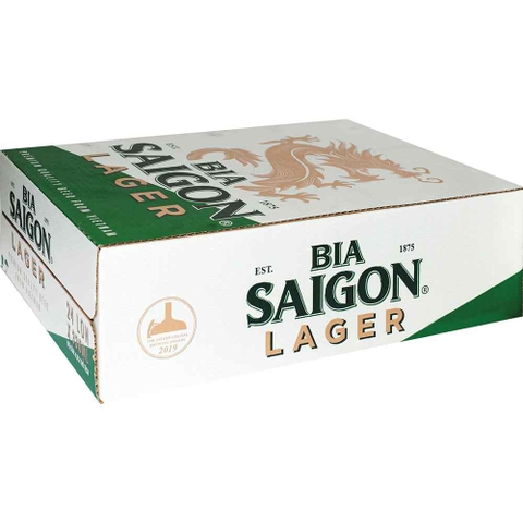 Bia SABECO SAIGON LARGER lon 330ml thùng 24
