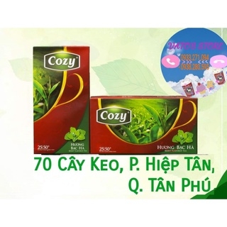 Trà Túi Lọc COZY Bạc hà hộp 50g