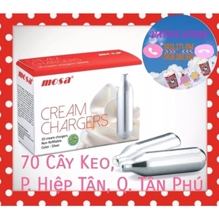 Gas kem MOSA hộp 10 viên - N2O Charger
