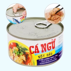 Đồ hộp cá ngừ VISSAN xốt dầu hộp 170g